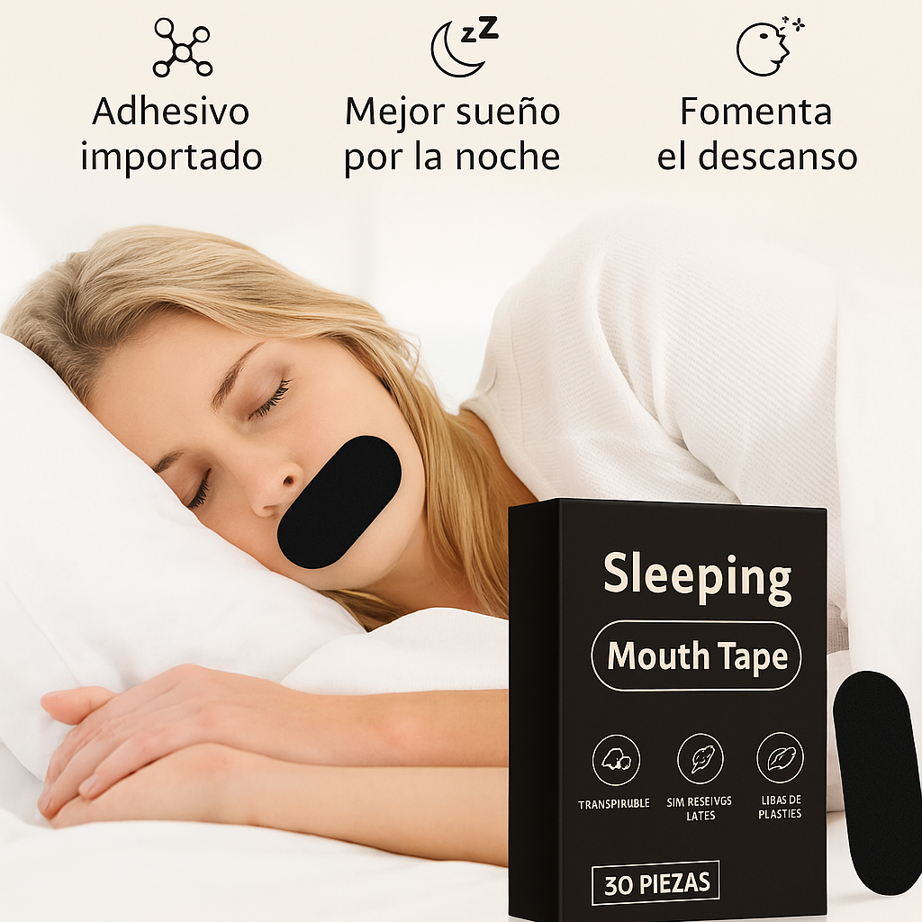 CINTA ANTIRONQUIDOS PARA LA BOCA