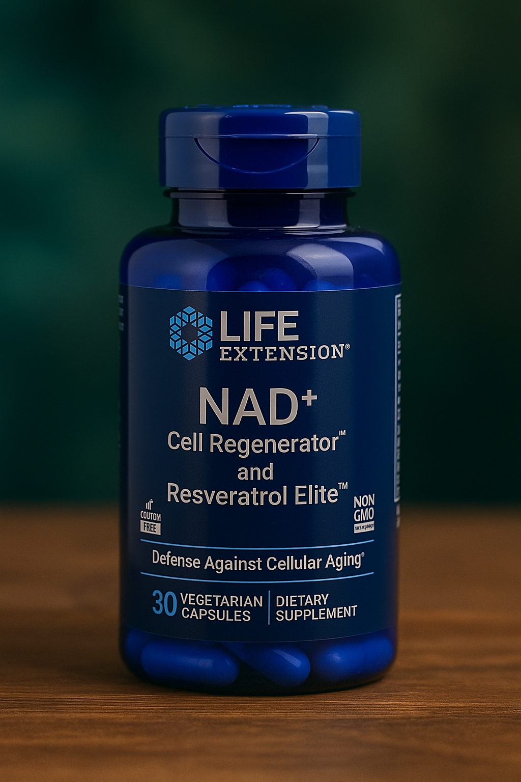 NAD + RESVERATROL ELITE + REGENERADOR CELULAR