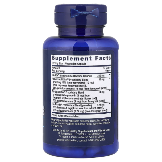 NAD + RESVERATROL ELITE + REGENERADOR CELULAR