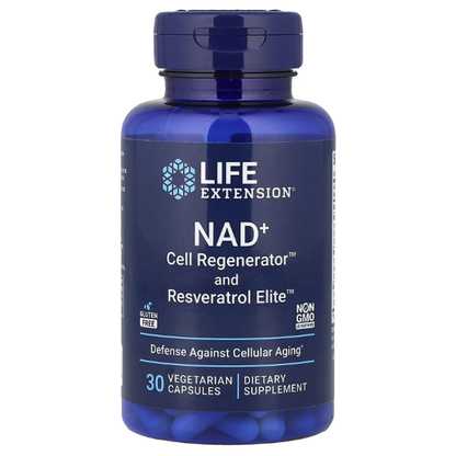 NAD + RESVERATROL ELITE + REGENERADOR CELULAR